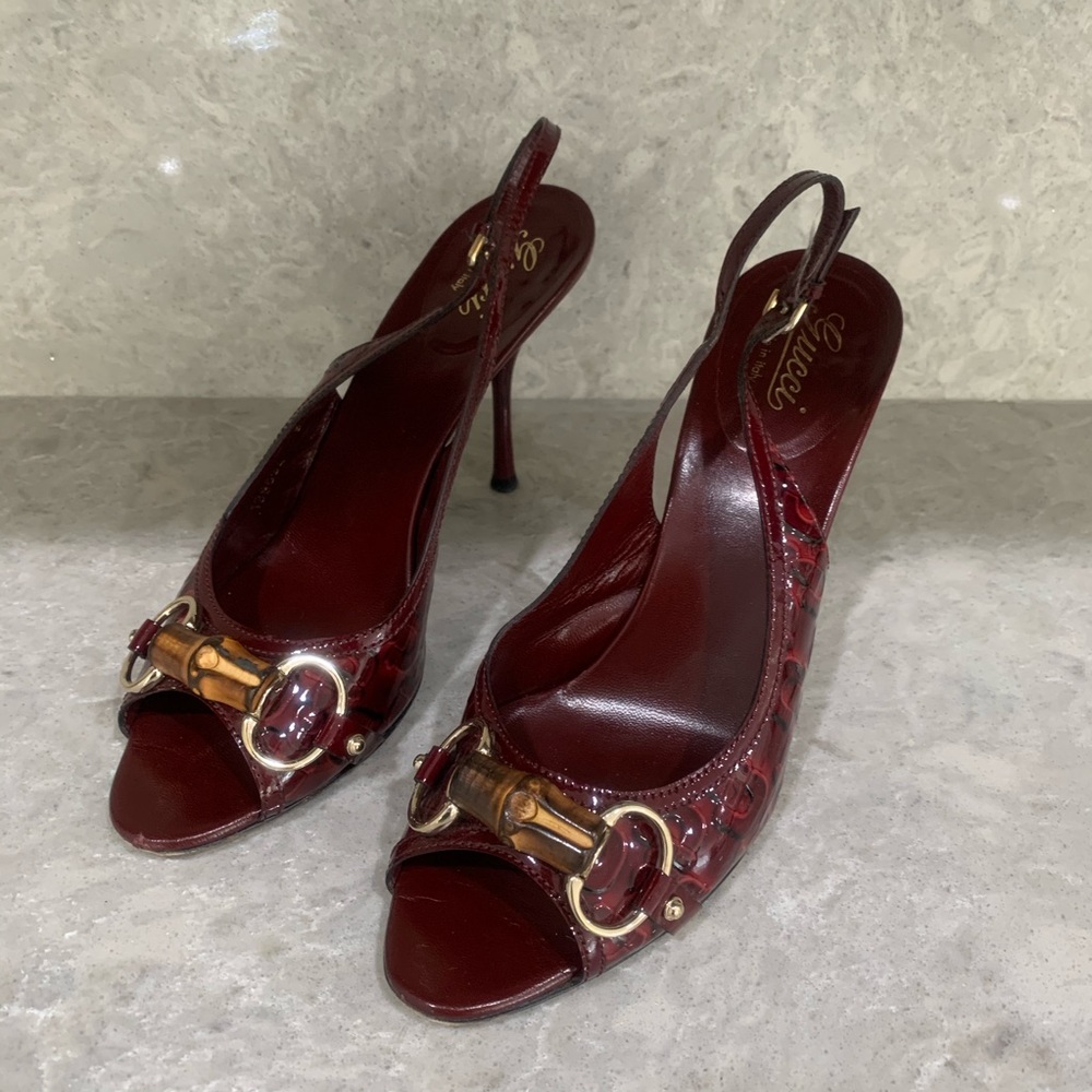 Vintage Gucci Slingback Heels